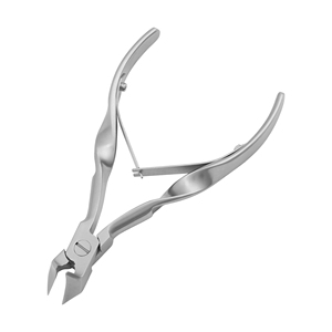 Coupe-ongles professionnel personnalisable en acier inoxydable, double ressort, ouverture large, logo personnalisé, Stahlmann Nails - Product Image 2