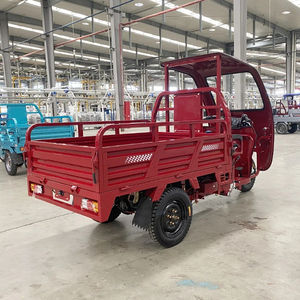 Triciclo Eléctrico de Carga con Parabrisas, Carrocería Abierta de 3 Ruedas para Transporte de Productos Agrícolas, Gran Capacidad de Carga - Product Image 6