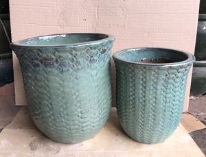 [Leo Nguyen Le] - Venta al por mayor de decoración moderna para el hogar, cerámica esmaltada para jardinería/maceteros de proveedor vietnamita - Product Image 3