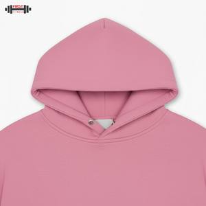 Pull en éponge française de haute qualité à épaules tombantes Streetwear sweats à capuche d'hiver 100% coton coupe régulière longueur régulière vente en gros - Product Image 4