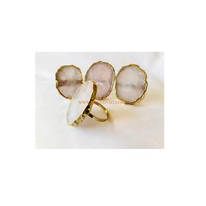 Antique <b>Marvelous</b> Designer Agate Napkin <b>Rings</b> Set of 4 Customized Shape and Size Table Decorative Classic Tissue Holding <b>Rings</b> - Product Image 1