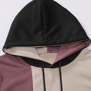 Sweats à capuche pour hommes grande taille les plus vendus 100% coton solide hiver Logo personnalisé et tailles pull en polaire - Product Image 3