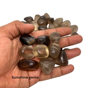 หินควอทซ์สโมคกี้ธรรมชาติจำนวนมากหินบำบัดคริสตัลฮวงจุ้ยงานประดิษฐ์ทำมืออัญมณีแกะสลัก - Product Image 5