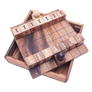 Elegante Juego de Mesa de Madera de Raintree Tallada a Mano, Perfecto para la Diversión Familiar, Noche de Juegos, Entretenimiento Interior y Exterior de Indi9a - Product Image 3