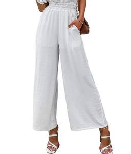 Design <b>Women</b> Summer Pant Leg Slit Straight Tube Pants Vintage High Waist Female <b>Trousers</b> - Product Image 6