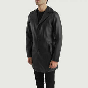 Veste d'hiver pour hommes Top Design avec col montant manches longues 100% cuir de haute qualité personnalisable prix raisonnable - Product Image 5
