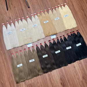 Extensions de cheveux humains en vrac de qualité supérieure Cheveux vietnamiens crus non transformés pour perruque soyeux et lisses - Product Image 2