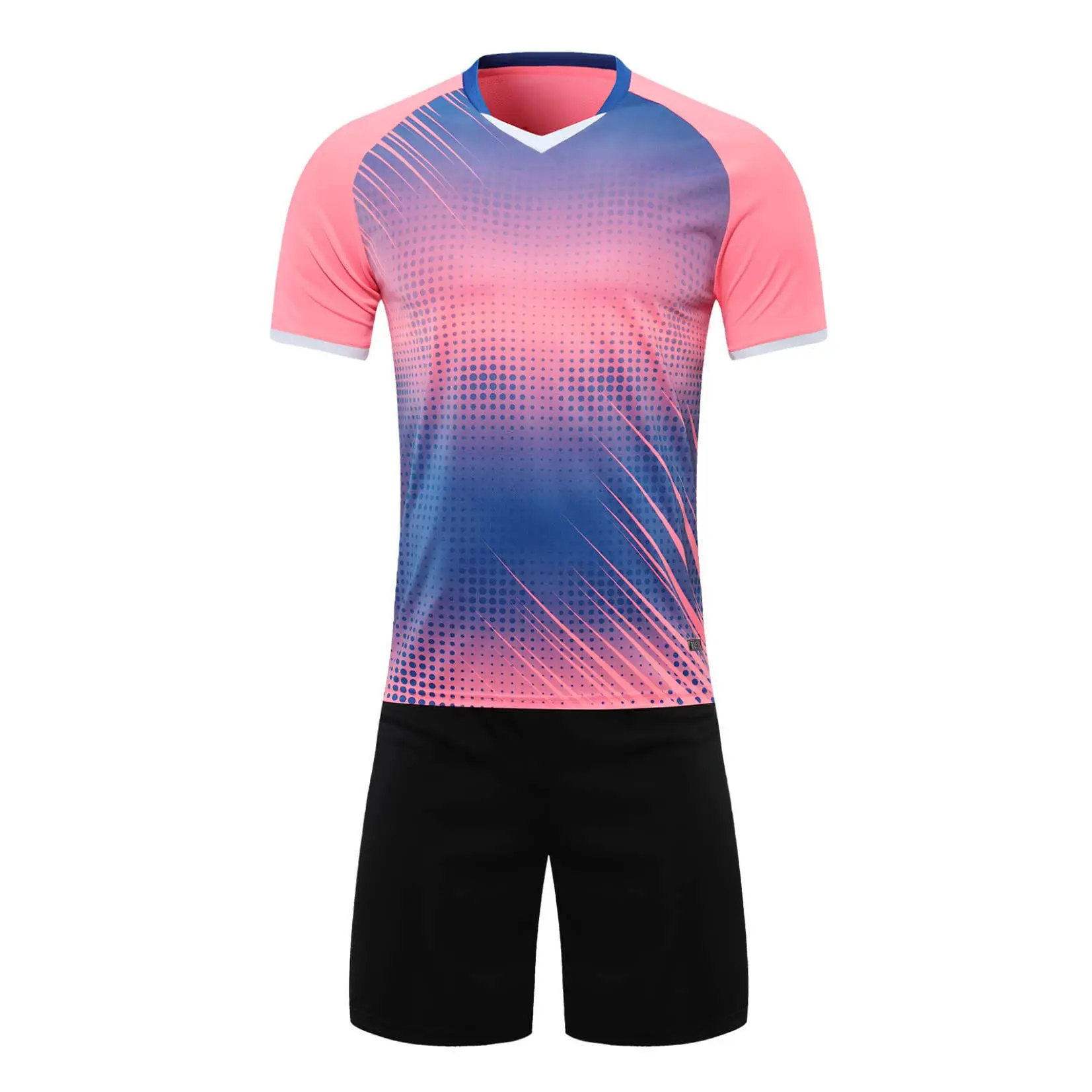 Maglie da calcio a sublimazione kit corti all'ingrosso Logo personalizzato Design Quick Dry Uniform Set per Unisex