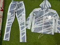 Ensemble de vestes coupe-vent d'hiver personnalisées pour hommes, en nylon, avec surpiqûres réfléchissantes, logo imprimé, à capuche, respirant