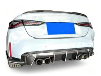Trim Bumper Belakang Karbon Kering Gaya OE untuk BMW M3 M4 G80 G82 2022+ S9