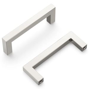 Tirador de barra central de gabinete de cajón de metal elegante para el hogar cocina muebles de oficina hardware puerta cajón armario manija - Product Image 4