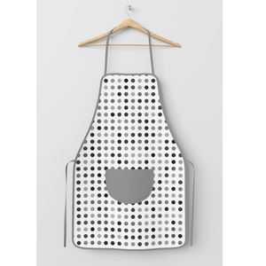 Exportateur de tabliers de cuisine décoratifs en coton à pois en Inde Design de taille jetable pour les acheteurs commerciaux de produits alimentaires - Product Image 1