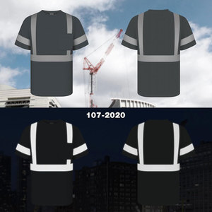 เสื้อเชิ้ตทำงานแขนสั้นทรงหลวมสบาย เสื้อเชิ้ตทำงานแขนสั้นสไตล์โมเดิร์นลำลองสไตล์ยูทิลิตี้ - Product Image 3