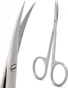 Ciseaux à ongles à cuticules manucure professionnelle PRO série Expert SMART ciseaux à cuticules plaqués argent ciseaux de manucure écologiques - Product Image 5