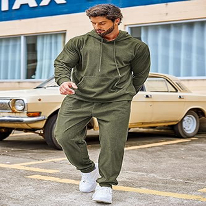 Men's <b>Tracksuit</b> 2 Piece Set Hoodie Sweatsuits Athletic Jogging Suits Casual Sports Outfits - Product Image 4