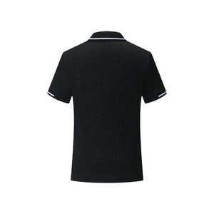 Alta calidad 100% algodón hombres para Polo camiseta personalizable 220 gramos patrón sólido Logo en blanco deportes Golf camisa de punto - Product Image 5