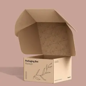 Customizable Size Recyclable Packaging Of Wine Food And Jewelry Products Wide Open Hard Rigid Cardboard Paperboard Box