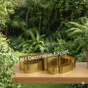 Custom Modern Metal Matt <b>Black</b> Round Tabletop Flower Vase with Portable Design for Event <b>Decoration</b> - Product Image 5