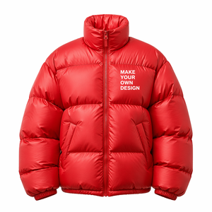 Winter puffer <b>jacket</b> men Stand collar windproof coat <b>Thick</b> polyester wadding <b>jacket</b> Casual zipper <b>jacket</b> men - Product Image 5