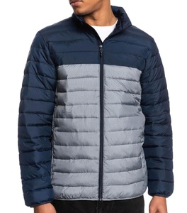 Men OEM Custom Logo Zipper Front Waterproof Hooded Winter Casual Puffer <b>Jacket</b> Men - Product Image 1