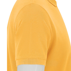 เสื้อลำลองสำหรับผู้ชายแขนสั้นสีเหลืองผ้าใบ - Product Image 4