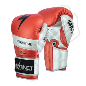 Custom Logo Metallic Leather Boxing Training Gloves Breathable Wholesale OEM Design Premium Quality Comfort Sports Boxing Gloves - Product Image 1