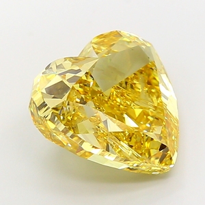 แหวนหมั้นสุดหรูระดับไฮเอนด์16.88 CT หัวใจสีสดใสสีเหลืองสดใสสำหรับห้องปฏิบัติการที่ปลูกด้วยเพชร VS1ความคมชัดของโครงการแหวนหมั้นระดับไฮเอนด์ที่ผ่านการรับรอง - Product Image 4