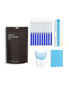 Kit de blanchiment des dents pour dents sensibles, système de blanchiment laser à domicile, lumière LED, élimine les taches jaunes, kit buccal en plastique sans danger pour l'émail - Product Image 4