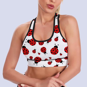 ชุดโยคะสองชิ้นสำหรับผู้หญิงไซส์ใหญ่ ผลิตในปากีสถาน แห้งเร็ว ระบายอากาศดี ชุดกีฬาแบบซับลิเมชั่นพร้อมโลโก้ด้านหน้า - Product Image 5