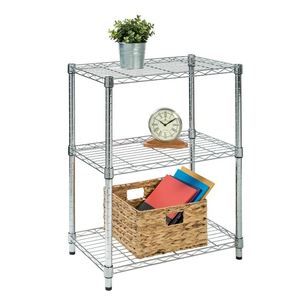 Hot sell steel <b>storage</b> shelving <b>rack</b> chrome bulk quantity for home hotels and restaurant <b>kitchen</b> living room made in india 2023 - Product Image 4