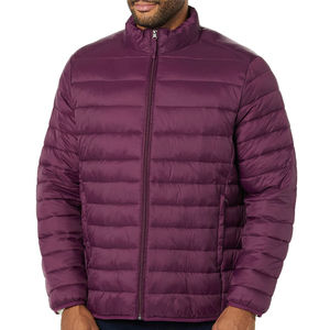 Vestes grande taille pour hommes en gros, veste matelassée d'hiver, veste chaude d'extérieur, veste matelassée personnalisée avec logo, style duvet pour hommes - Product Image 1