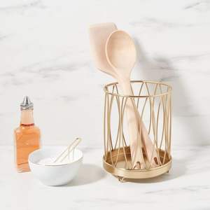 พร้อมส่ง ที่วาง Flatware อุปกรณ์ตะกร้า ผลิตในอินเดีย คุณภาพสูง ชุบทอง ล่าสุด ที่วางช้อนตะกร้าโต๊ะรับประทานอาหาร - Product Image 4