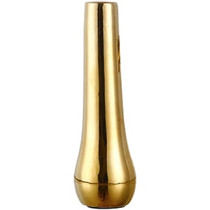 Vase à fleurs en or brossé pour fleurs artificielles et naturelles, vase moderne fait à la main pour l'arrangement floral et la décoration de la maison - Product Image 3