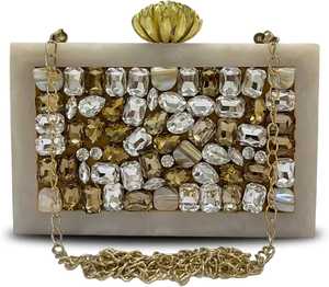 Sacs à main de soirée Pochette en résine Sac de dîner pour femmes Vente en gros Sacs à main de luxe en cristal Pochette Sac à main de soirée pour dames - Product Image 1