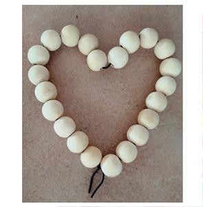 Perles rondes en bois beige 20 30mm Taille 20mm à 30mm Perles en bois colorées personnalisées en forme et taille Livraison rapide depuis l'Inde - Product Image 3