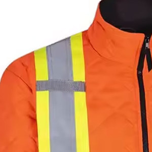 เสื้อแจ็คเก็ตนิรภัย เสื้อแจ็คเก็ตสะท้อนแสง เสื้อผ้าทำงานที่มองเห็นได้ชัดเจนสำหรับใช้งานกลางแจ้งและในชีวิตประจำวัน - Product Image 4
