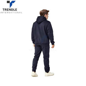 Men's Tracksuits 2 Piece Solid Casual Long Sleeve Sweatsuits Breathable Athletic <b>Hoodie</b> Sweatpants Set Jogging <b>Running</b> Gym - Product Image 4