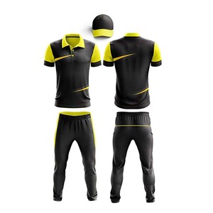 Ensemble uniforme de cricket réversible imprimé, nouvelle collection, style tendance, couleur unie, confortable, respirant, 100 % polyester, personnalisable - Product Image 1