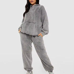 Winter Wear Latest Design Plus Size Women Acid Wash <b>Tracksuit</b> Wholesale Comfortable <b>Tracksuit</b> For Women - Product Image 1