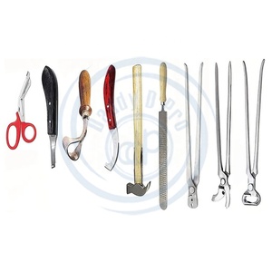 Kit Profesional de Herramientas para el Cuidado de Pezuñas de Caballo, 8 Piezas, con Bolsa de Cuero, Estándar Alemán, por DADDY D PRO - Product Image 5