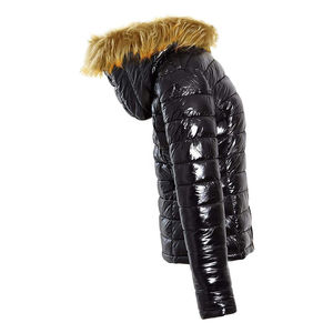 แจ็กเก็ตขนเป็ดระบายอากาศได้ดีสำหรับผู้หญิงเสื้อโค้ทขนเป็ดยาวบุคอตตอนให้ความอบอุ่นสำหรับผู้หญิง - Product Image 6