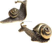 Figurine de chien en laiton et résine, tête oscillante, petite décoration, style antique nautique doré, personnalisable, pour la maison, support pour animaux de compagnie, décoration de bureau