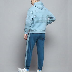 Survêtement pour homme en coton/polyester, nouveau style 2025, design élégant, respirant - Product Image 2