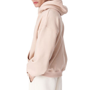 Pull à capuche en coton 100% pour hommes, vêtements de sport décontractés, Logo personnalisé, coton mélangé, teint uni, pour l'hiver - Product Image 3