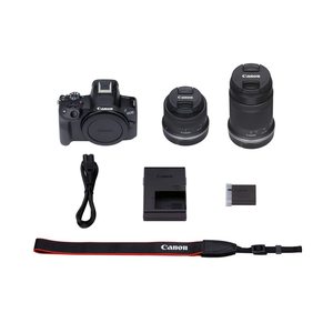 24.2MP APS-C Compact Digital Mirrorless <b>Camera</b> with 18-45mm 55-210mm IS STM Lenses 4K Video Wi-Fi HD Feature <b>for</b> Travel - Product Image 4