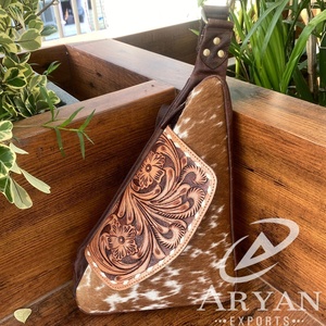 Sac de poitrine portable en cuir usiné à la main, multifonctionnel pour femmes, en cuir de vachette véritable, pour dames, au prix de gros - Product Image 1