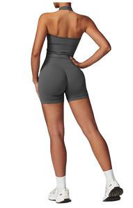 Conjunto Deportivo de 2 Piezas para Mujer, Estilo Moderno, Cintura Elástica, Ropa Deportiva, Ropa de Entrenamiento, Secado Rápido, Spandex/Nailon - Product Image 2