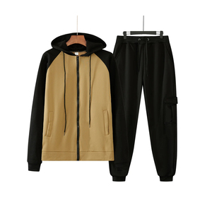 Survêtement de haute qualité Full Zip Jogging Survêtements Formation Sport Survêtement Ensemble Unisexe Slim Fit Pour L'hiver - Product Image 1