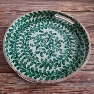 Bandejas de servir modernas para hostelería Utensilios de cocina de nácar natural con tamaño y forma personalizables para uso multiusos - Product Image 3