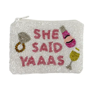Handmade Embroidered Beaded Coin <b>Purse</b> <b>for</b> <b>Teens</b> Customizable Wholesale - Product Image 1